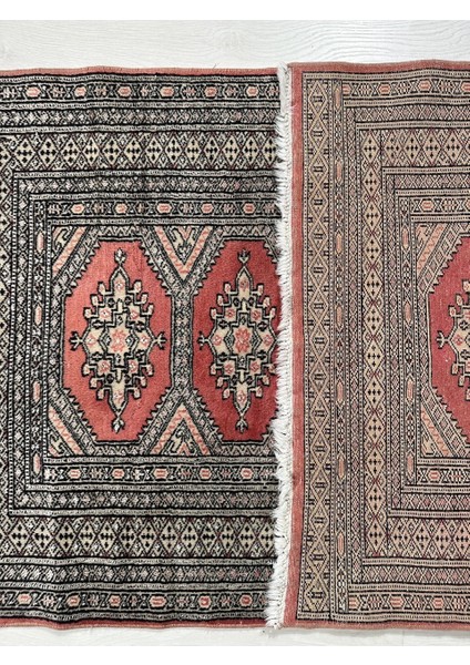 90X150 cm El Dokuma Antik Türkmen Halısı Küçük Boy Yün Halı Nostaljik Severler Için fırsatları