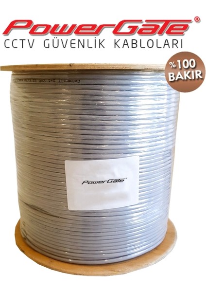 Pro 250MT, 2+1 (2x0,50+0,33) %100BAKIR, Cctv Güvenlik Kablosu
