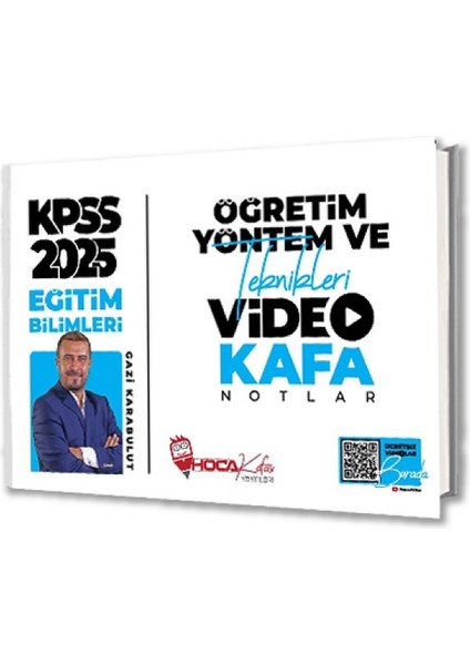 2025 KPSS Eğitim Bilimleri Öyt Video Kafa Notlar fiyatları