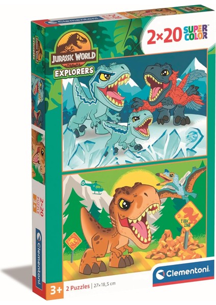 Jurassic World Puzzle 2X20 Parça 24810 modelleri