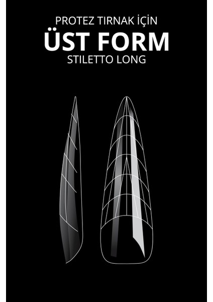 Protez Uzatma Üst Form Şablonu (Stiletto) 120 ad. fiyatları