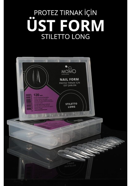 Protez Uzatma Üst Form Şablonu (Stiletto) 120 ad. modelleri