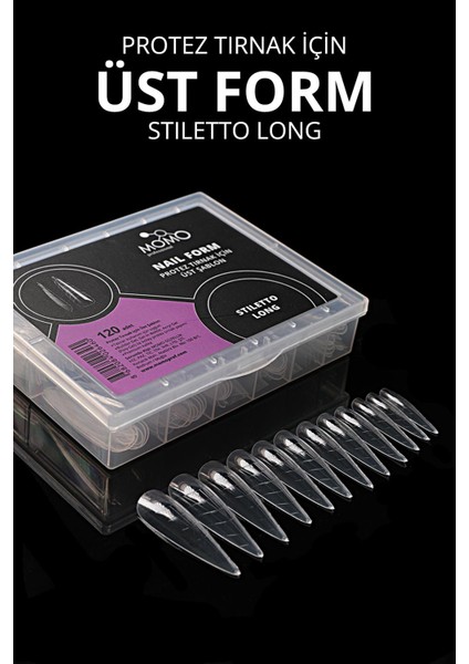 Protez Uzatma Üst Form Şablonu (Stiletto) 120 ad. indirimleri