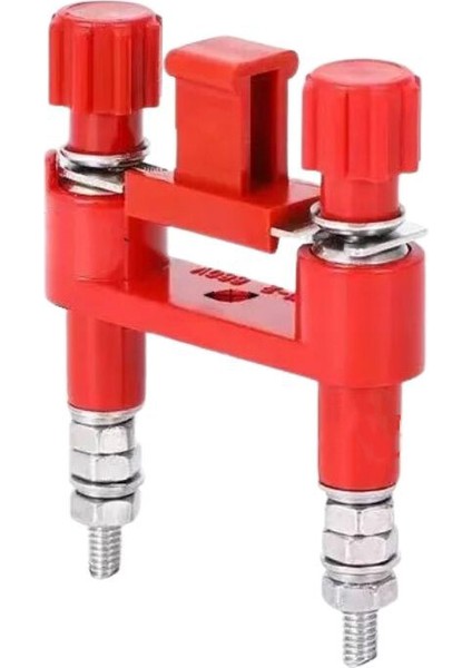 Jy1-2 Terminal 660V 24A 62X47X13MM - Kırmızı