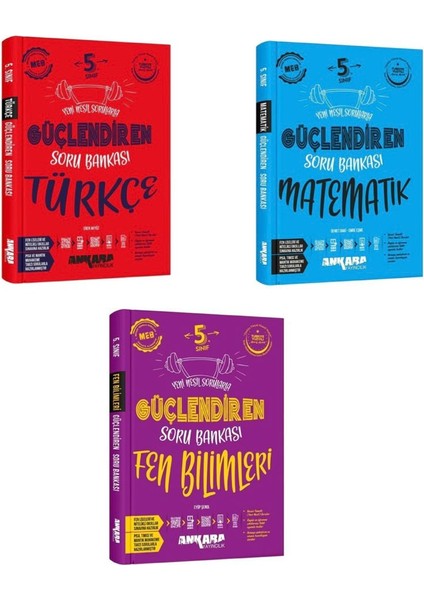 5. Sınıf Türkçe - Matematik - Fen Bilimleri Güçlendiren Soru Bankası Seti 2025 - Demet Baki
