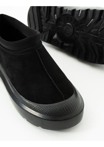 Paula Mini Siyah Süet Yarım Bot Içi Tüylü Düz Taban Kadın Ayakkabı fırsatları