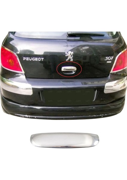 Peugeot 307 Krom Bagaj Açma Kolu 2001 Üzeri P. Çelik