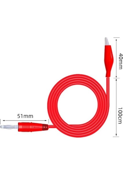 P1038 4 mm Banana - Krokodil Multimetre Kablosu