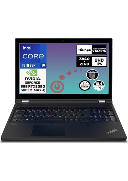 Mws Thinkpad T15G G1 I9-10885H Vpro 128GB 4tb SSD 8 GB Rtx 2080 Super 15.6" UHD W10P 20UR002UTX 011