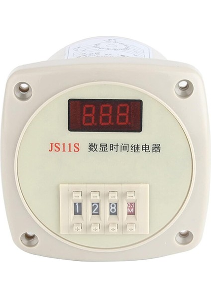 JS11S Ac 220V Dijital Ekranlı Zaman Rölesi 0.01 S 999 H