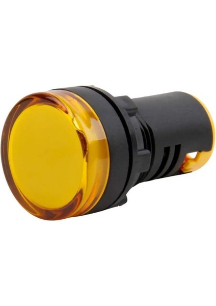 AD16-22DS 12V Acdc Sinyal Lambası - Sarı