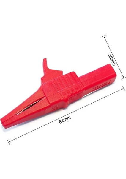 P2003 Krokodil Multimetre Test Klipsi - Kırmızı Siyah