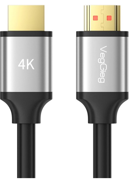 Veggieg 4K 60Hz 18GBPS Hdr Arc Hdcp HDMI 2.0 Kablo 2 Metre