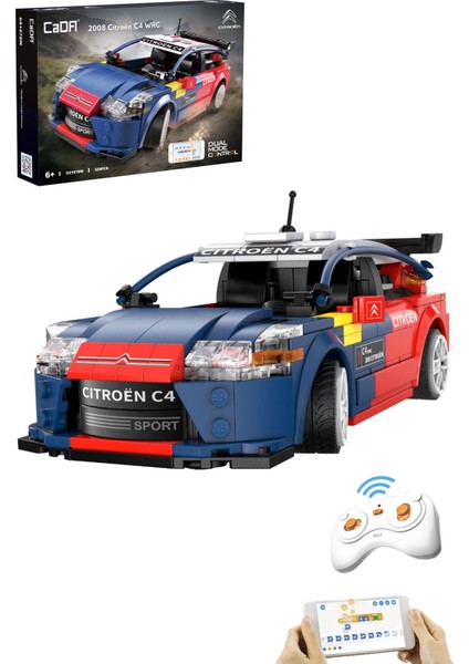 Cada Citroen C4 Wrc Uzaktan Kumandalı -C51078W (329 Parça) Oyuncak Yapım Seti