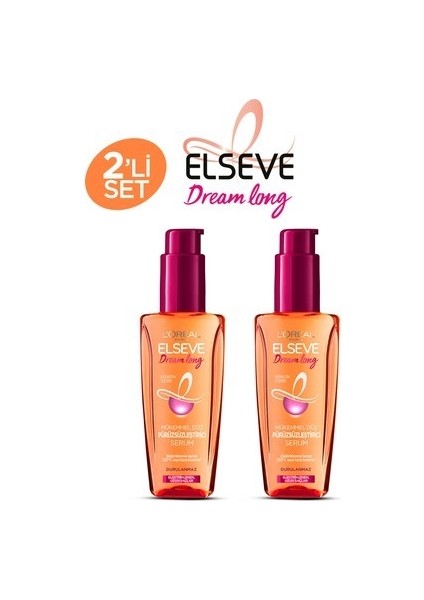 L'oréal Paris Elseve Dream Long Serum x 2 adet