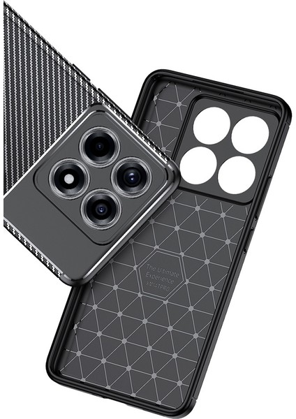 Xiaomi 14T Kılıf Negro Karbon Kamera Korumalı Silikon Siyah modelleri