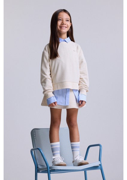(Kids Girl) Örme Basic Okul Eteği modelleri