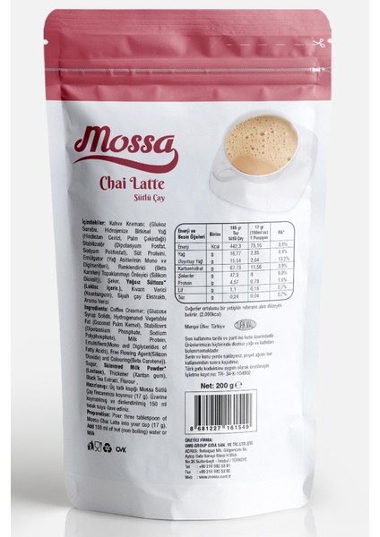 Sütlü Çay 2 x 200 gr