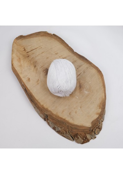 Aren Eco Baby Beyaz Cotton El Örgü ipi 50 Gram
