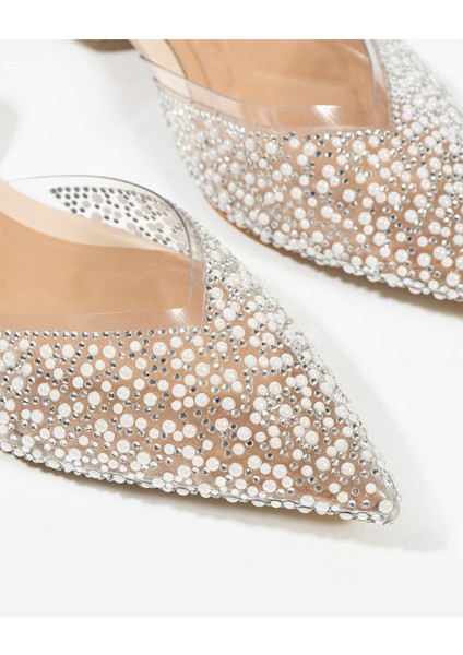 Bella Inci Detay Arkası Açık Topuklu Ayakkabı-Babet modelleri