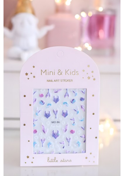 Mermaid Kendinden Yapışkanlı Tırnak Sticker Nail Art Deniz Kızı Tırnak Dövmesi