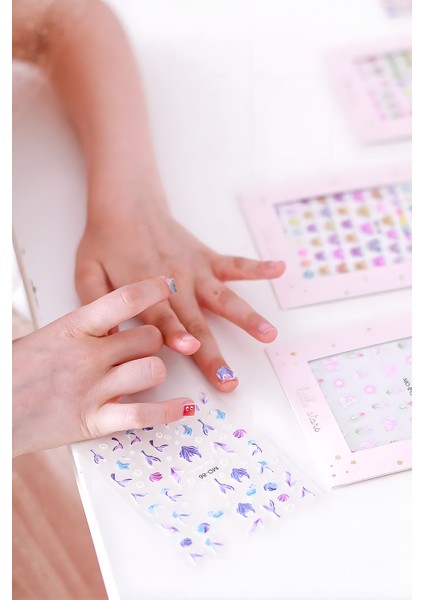 Mermaid Kendinden Yapışkanlı Tırnak Sticker Nail Art Deniz Kızı Tırnak Dövmesi