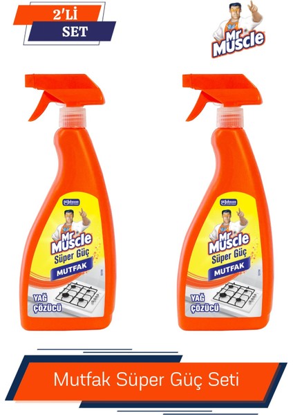 Mr. Muscle Süper Güç Mutfak 750 ml 2'li Set