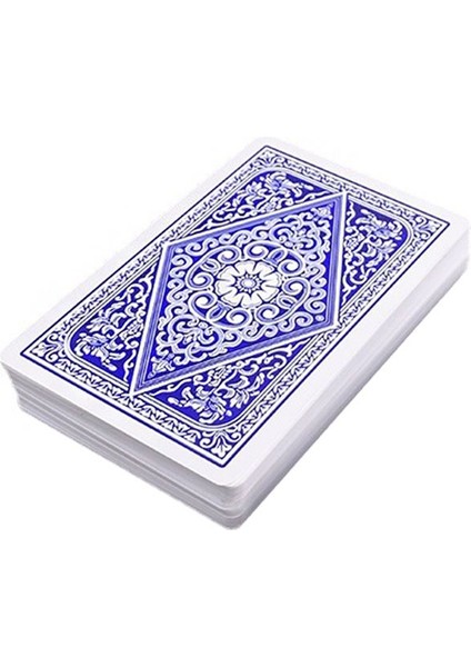 Mavi Plastik Su Geçirmez Jumbo Blackjack Iskambil Oyun Kağıdı CIN443MV