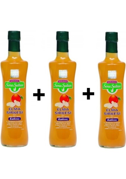 Katkısız Elma Sirkesi 500 G 3AD
