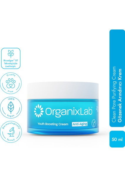 Organixlab Youth Boosting Cream Anti Aging - Yaşlanma Karşıtı Krem