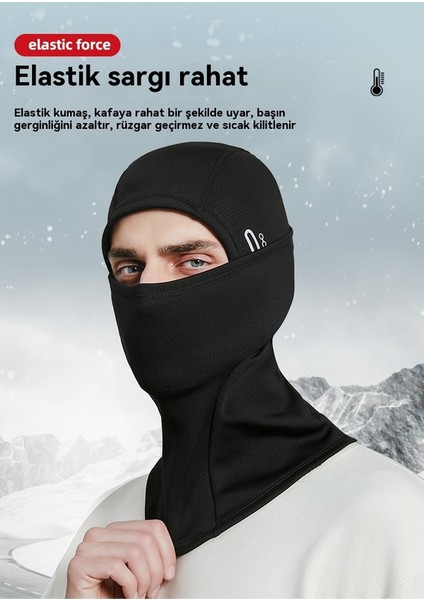 Winter Cycling Warm Headgear Face Protection Neck Gear (Yurt Dışından) fiyatları