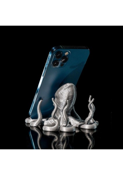 Ahtapot Model Telefon I Tablet Tutucu Plastikten I Gri I 7cm fiyatları