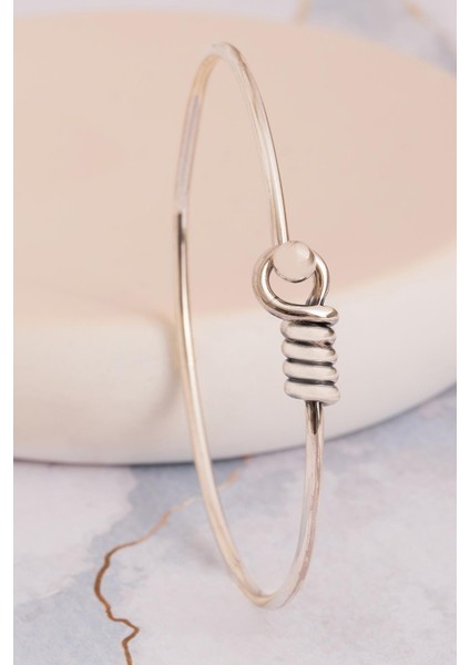 Kadın Gümüş Bileklik - El Yapımı Oksitli Model Gümüş Zahit Kadın Bileklik Kelepçe modelleri