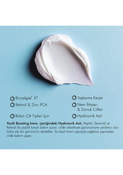 Organixlab Youth Boosting Cream Anti Aging - Yaşlanma Karşıtı Krem