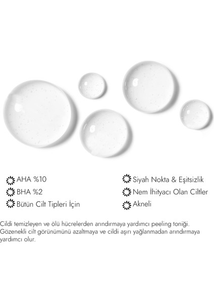 Organixlab Reveal Akne Karşıtı Tonik I Aha & Bha Canlandırıcı I Peeling Etkili Gözenek Sıkılaştırıcı 200 ml