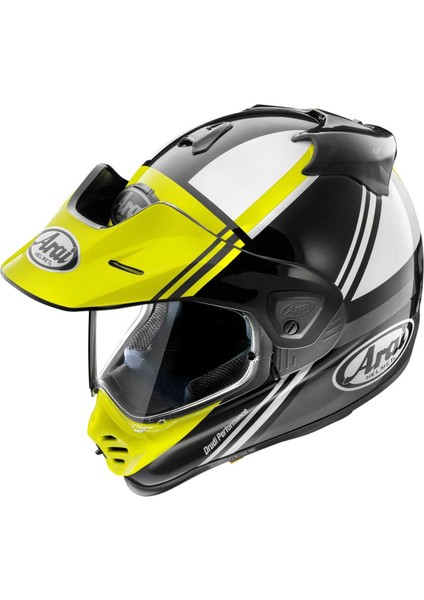 Tour-X5 Cosmic Fluor Yellow Kapalı Kask