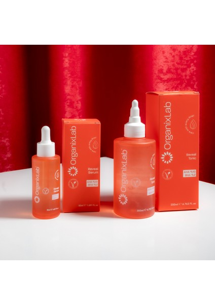 Organixlab Reveal Akne Karşıtı Serum I Aha & Bha Canlandırıcı I Peeling Etkili Gözenek Sıkılaştırıcı 50 ml