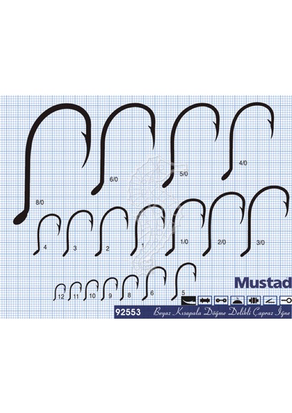 Olta Iğnesi 92553 25LI No:2-0