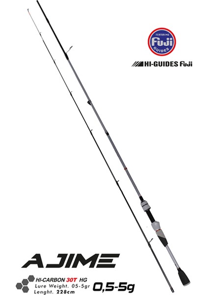 Ajime 228CM 05-5gr Lrf Kamışı FAJ-762UL