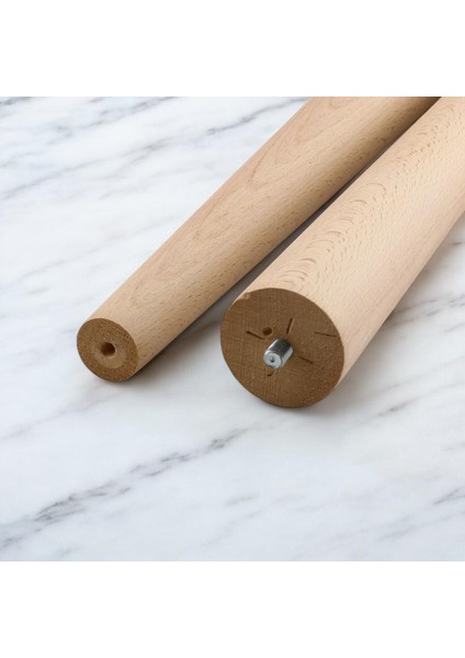 4'lü Ahşap Sehpa Ayak Takımı 50 cm Zigon - Puf - Tabure
