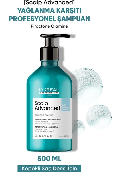 Serie Expert Scalp Advanced Kepek Karşıtı Profesyonel Şampuan 500 ml