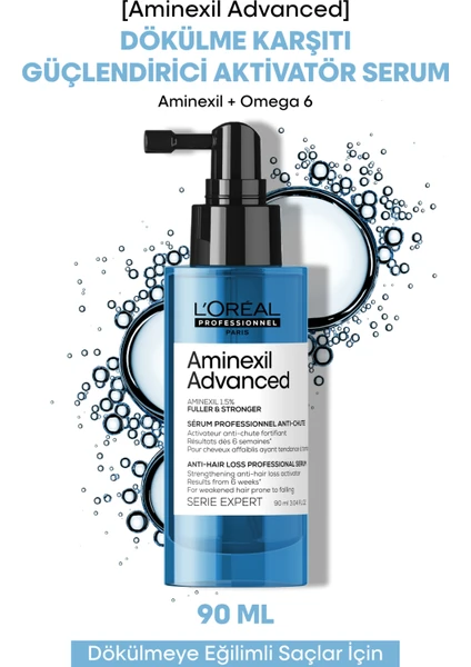 L'Oréal Professionnel Serie Expert Aminexil Advanced Daha Gür & Daha Güçlü Saçlar Için Aktivatör Serum 90 ml