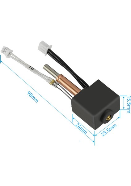 Anycubic Kobra 3 Hotend Seti(Pirinç Nozzle)