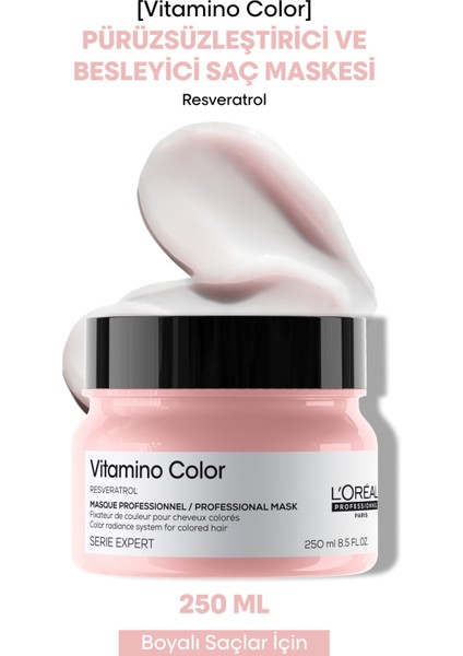 L'oreal Professionnel Serie Expert Vitamino Color Renk Koruyucu Maske 250 ml