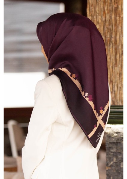Twill Ipek Eşarp Şarabi / Bej