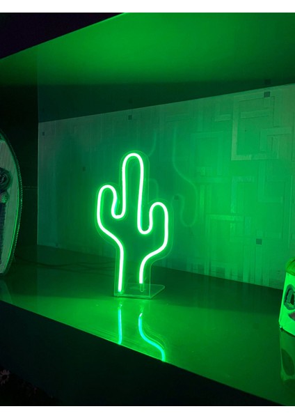 Gece Lambası Neon -Kaktüs-