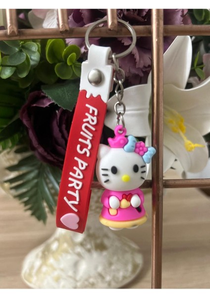 Hello Kitty Anahtarlık Pembe