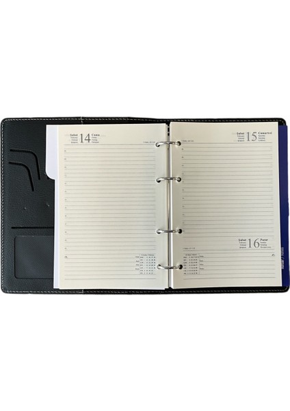 Kişiye Özel 2026 Organizer Ajanda Kart Bölmeli 18X23 Tarihli Defter Mıknatıs Klipsli Siyah Seperatörlü İsme Özel Tükenmez Kalem Hediyeli modelleri