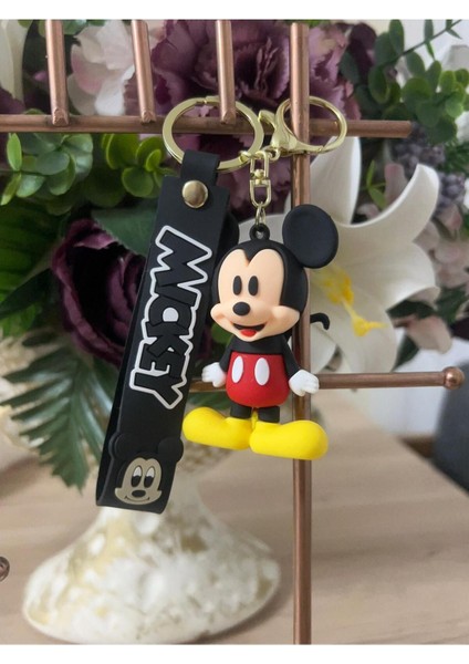 3D Mickey Mouse Anahtarlık Büyük Boy ve Çanta Aksesuarı