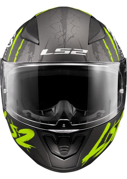 Rapıd 2 Raven Mat Siyah-Gri-Neon Sarı Kask